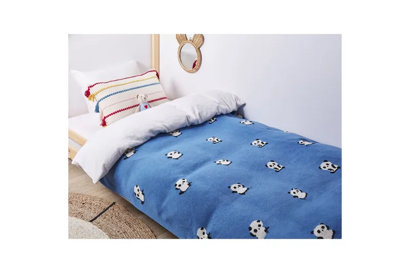 Pläd Talokan Blå/svart/vit - Blå/svart/vit - Textilier & mattor - Kuddar & plädar - Filtar & plädar