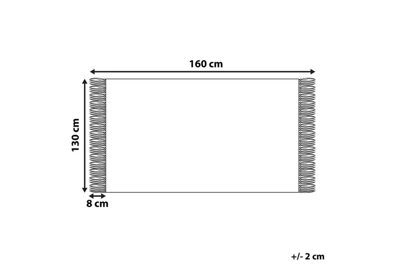 Pläd Tangier Rosa/Vit - Rosa/Vit - Textilier & mattor - Kuddar & plädar - Filtar & plädar