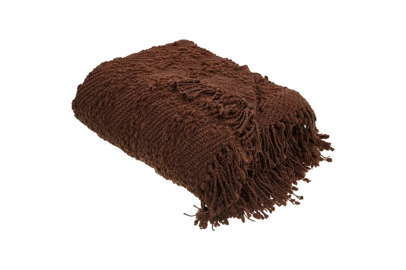 Pläd Vella Brun, 220x240 cm - Brun, 220x240 cm - Textilier & mattor - Kuddar & plädar - Filtar & plädar