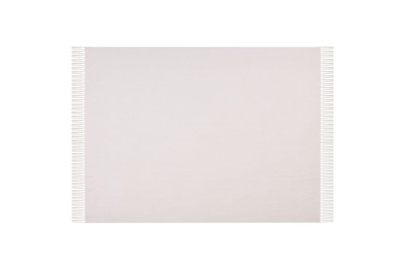 Pläd Yarsa Beige - Beige - Textilier & mattor - Kuddar & plädar - Filtar & plädar