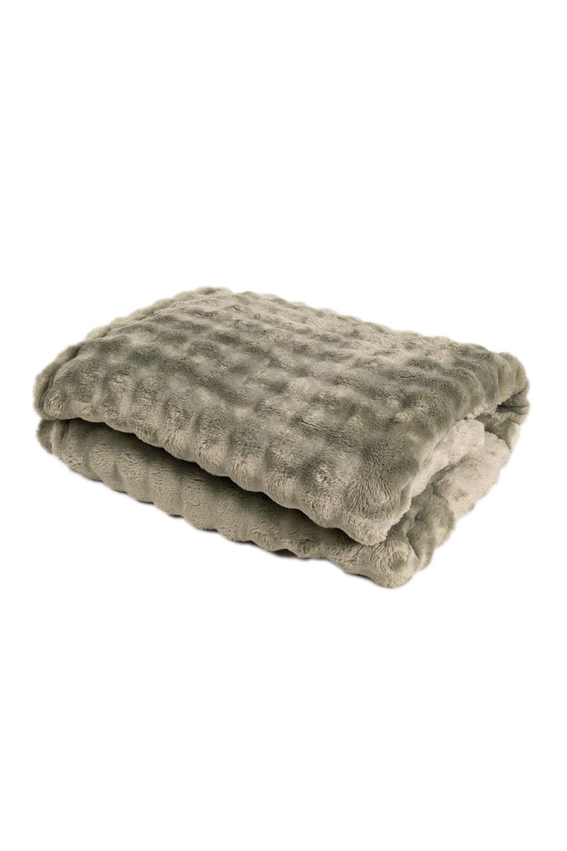 Pläd Pom Pom 130x170 cm - Green - Textilier & mattor - Kuddar & plädar - Filtar & plädar