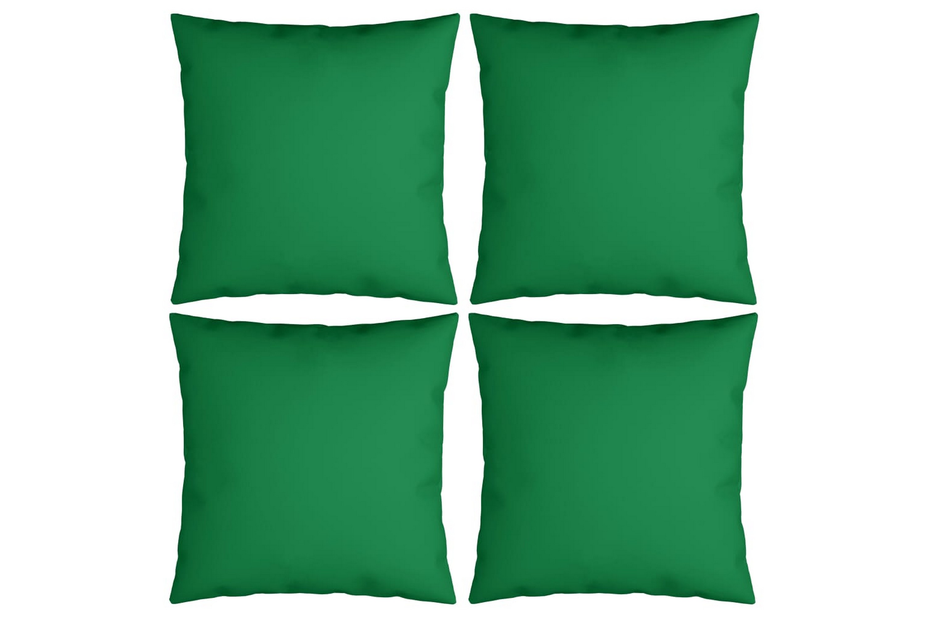 Prydnadskuddar 4 st grön 50×50 cm tyg – Grön
