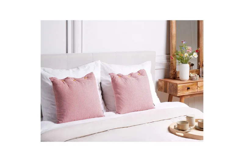 Prydnadskuddar Aalita set om 2 Fyrkantig - Fyrkantig - Textilier & mattor - Kuddar & plädar