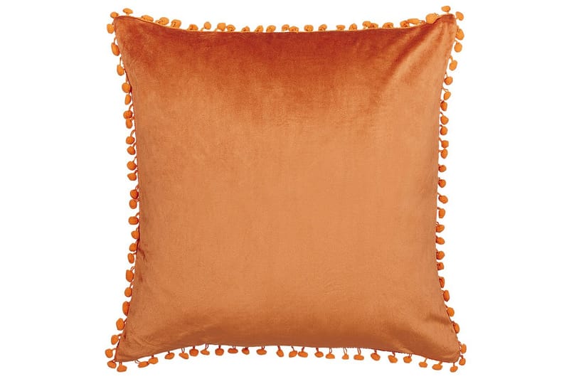 Prydnadskuddar Aerangis set om 2 Orange - Orange - Textilier & mattor - Kuddar & plädar - Utomhuskudde