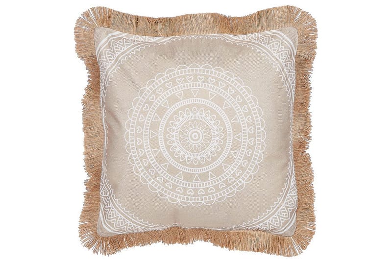 Prydnadskuddar Agrimony set om 2 Beige/vit - Beige/vit - Textilier & mattor - Kuddar & plädar