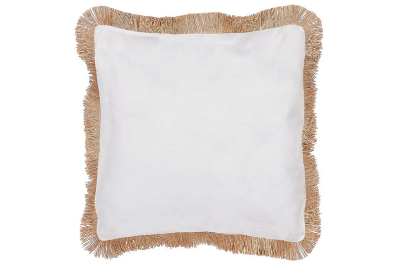 Prydnadskuddar Agrimony set om 2 Beige/vit - Beige/vit - Textilier & mattor - Kuddar & plädar