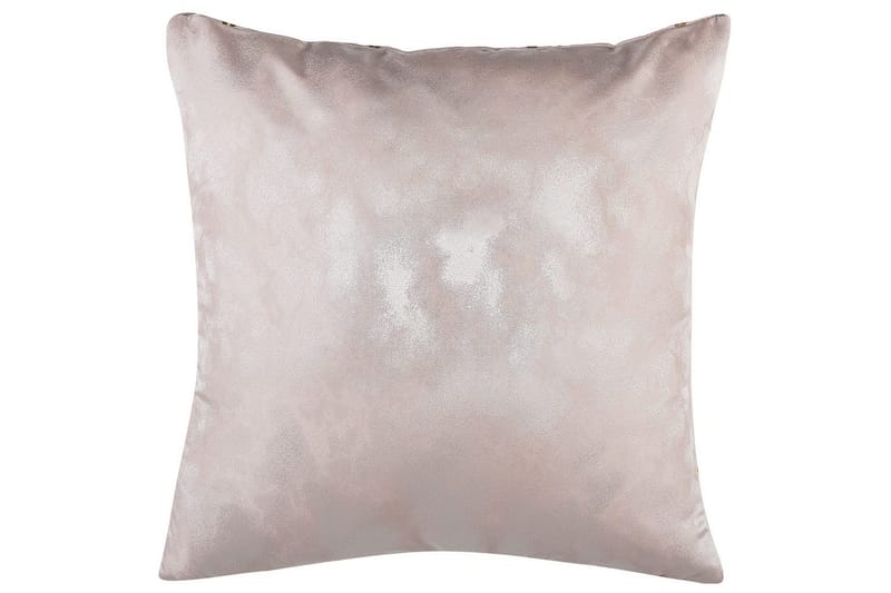 Prydnadskuddar Alyssum set om 2 Rosa/guld, Polyester - Rosa/guld, Polyester - Textilier & mattor - Kuddar & plädar - Utomhuskudde