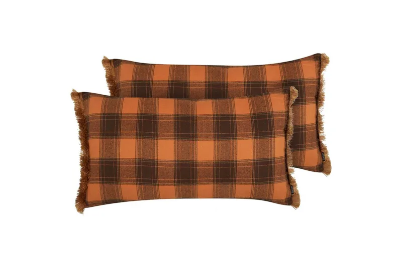 Prydnadskuddar Barja set om 2 Rektangulär, Rektangulär