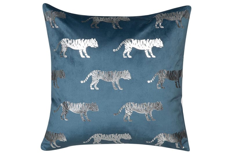 Prydnadskuddar Bluebell set om 2 Blå/Silver - Blå/Silver - Textilier & mattor - Kuddar & plädar - Utomhuskudde