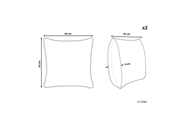 Prydnadskuddar Bracken set om 2 - Textilier & mattor - Kuddar & plädar