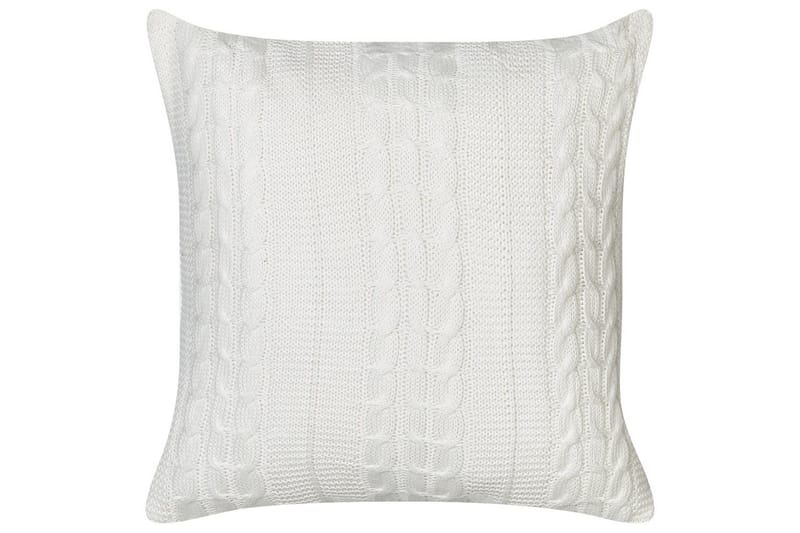 Prydnadskuddar Cadetia set om 2 Vit - Vit - Textilier & mattor - Kuddar & plädar - Utomhuskudde