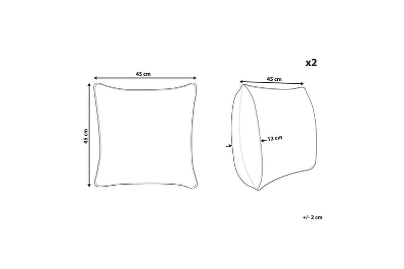 Prydnadskuddar Comet set om 2 - Textilier & mattor - Kuddar & plädar