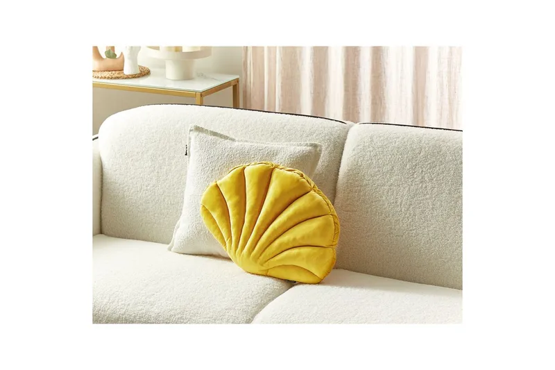 Prydnadskuddar Consolida Gul - Gul - Textilier & mattor - Kuddar & plädar