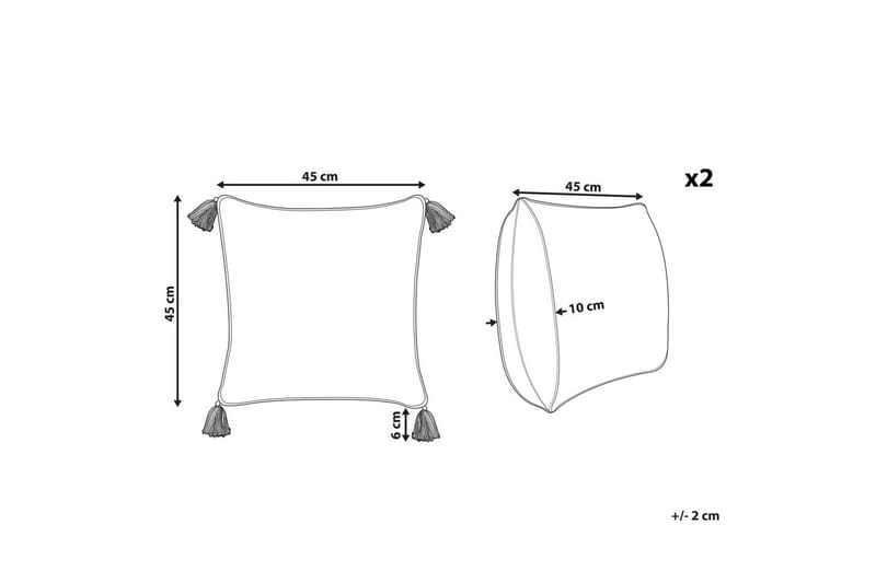 Prydnadskuddar Cornus set om 2 - Textilier & mattor - Kuddar & plädar
