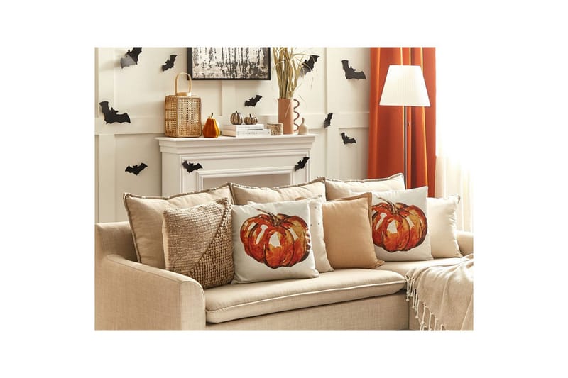 Prydnadskuddar Curbita set om 2 - Textilier & mattor - Kuddar & plädar