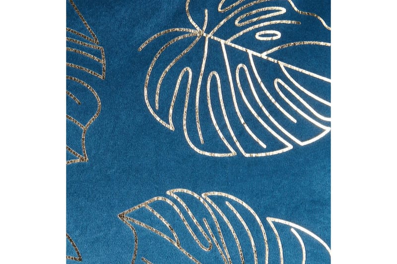 Prydnadskuddar Deliciosa set om 2 Blå/guld - Blå/guld - Textilier & mattor - Kuddar & plädar