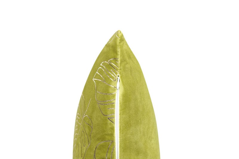 Prydnadskuddar Deliciosa set om 2 Ljusgrön/guld - Ljusgrön/guld - Textilier & mattor - Kuddar & plädar