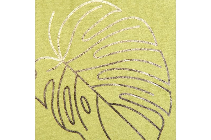 Prydnadskuddar Deliciosa set om 2 Ljusgrön/guld - Ljusgrön/guld - Textilier & mattor - Kuddar & plädar