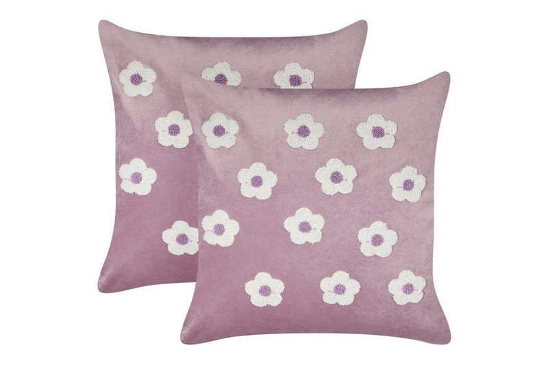 Prydnadskuddar Echinacea set om 2 - Textilier & mattor - Kuddar & plädar