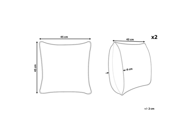 Prydnadskuddar Erinus set om 2 - Textilier & mattor - Kuddar & plädar
