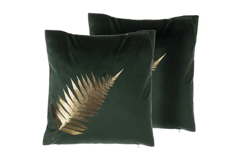 Prydnadskuddar Fern set om 2