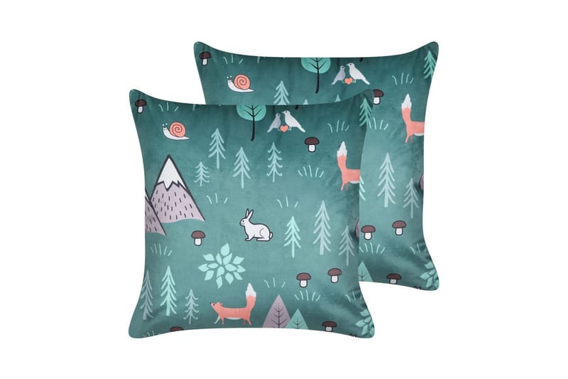 Prydnadskuddar Foothill set om 2