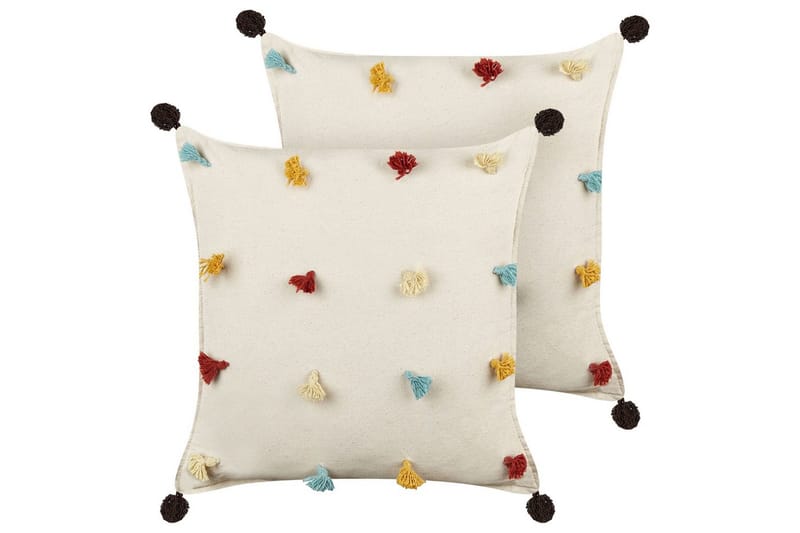 Prydnadskuddar Fussel set om 2