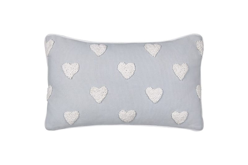 Prydnadskuddar Gazania set om 2 Grå/vit, Rektangulär - Grå/vit, Rektangulär - Textilier & mattor - Kuddar & plädar - Utomhuskudde