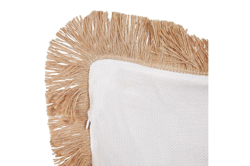 Prydnadskuddar Geranium set om 2 Beige/svart - Beige/svart - Textilier & mattor - Kuddar & plädar - Utomhuskudde