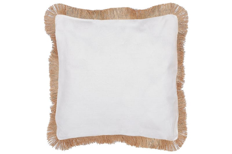 Prydnadskuddar Geranium set om 2 Beige/svart - Beige/svart - Textilier & mattor - Kuddar & plädar - Utomhuskudde