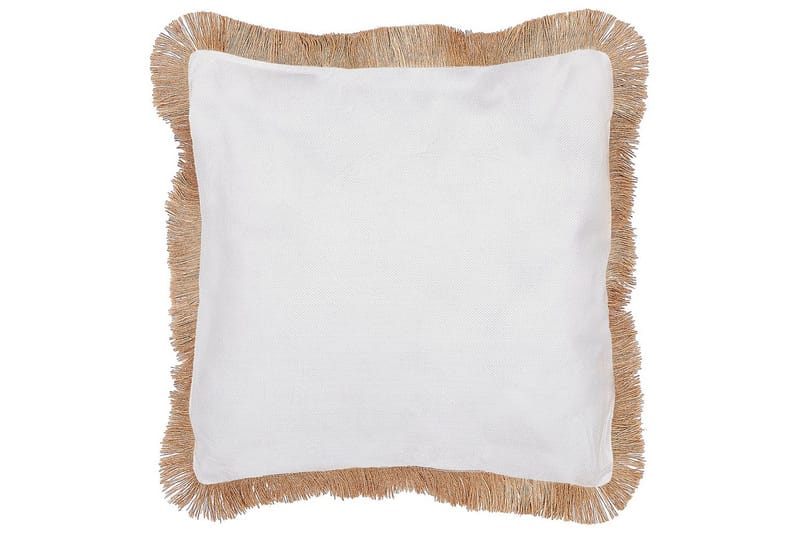 Prydnadskuddar Geranium set om 2 Beige/vit - Beige/vit - Textilier & mattor - Kuddar & plädar - Utomhuskudde