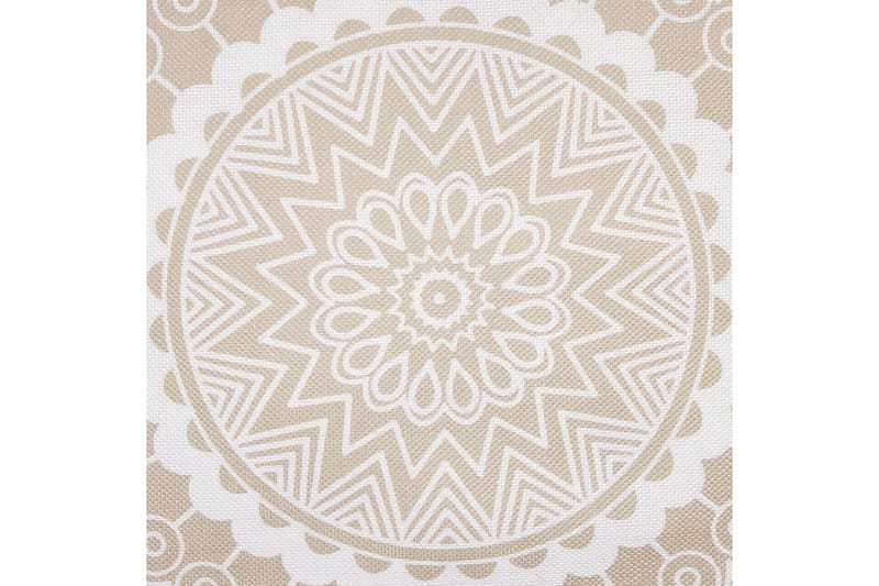 Prydnadskuddar Geranium set om 2 Beige/vit - Beige/vit - Textilier & mattor - Kuddar & plädar - Utomhuskudde