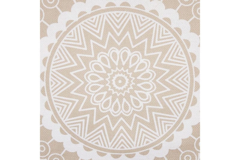 Prydnadskuddar Geranium set om 2 Beige/vit - Beige/vit - Textilier & mattor - Kuddar & plädar - Utomhuskudde