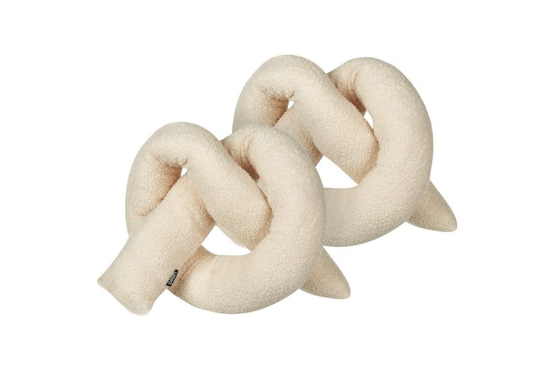 Prydnadskuddar Gladiolus set om 2 Beige - Beige - Textilier & mattor - Kuddar & plädar - Utomhuskudde