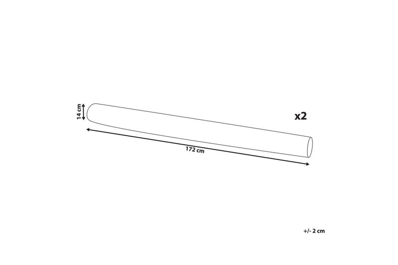 Prydnadskuddar Gladiolus set om 2 Rosa - Rosa - Textilier & mattor - Kuddar & plädar - Utomhuskudde