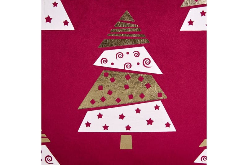 Prydnadskuddar Goldspruce set om 2 Röd/guld/vit - Röd/guld/vit - Textilier & mattor - Kuddar & plädar