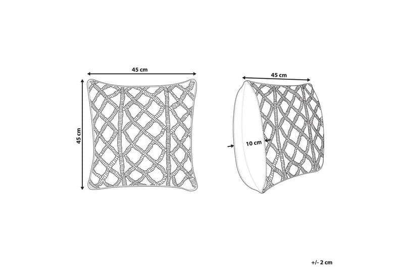 Prydnadskuddar Goreme set om 2 Beige - Beige - Textilier & mattor - Kuddar & plädar - Utomhuskudde
