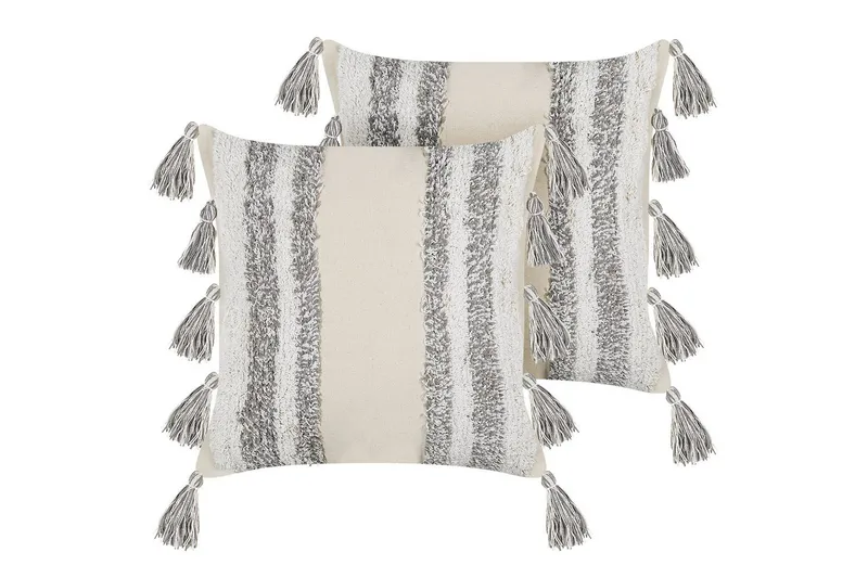 Prydnadskuddar Heliconia set om 2