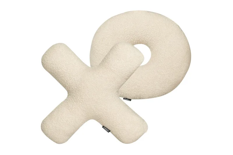 Prydnadskuddar Hesperis set om 2 Beige - Beige - Textilier & mattor - Kuddar & plädar - Utomhuskudde