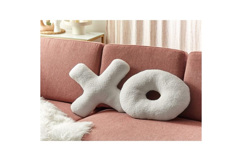 Prydnadskuddar Hesperis set om 2 Vit - Vit - Textilier & mattor - Kuddar & plädar - Utomhuskudde