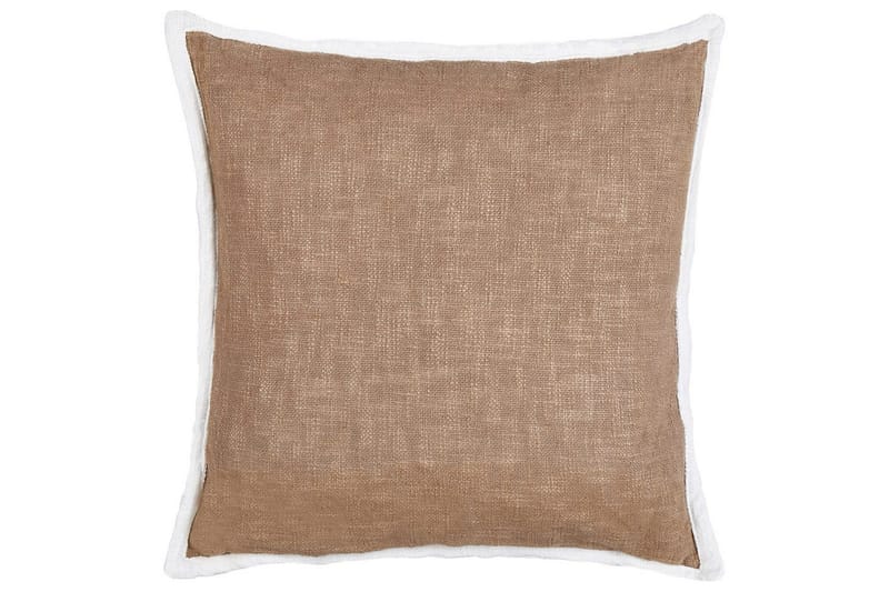 Prydnadskuddar Ianthe set om 2 Brun/Vit - Brun/Vit - Textilier & mattor - Kuddar & plädar