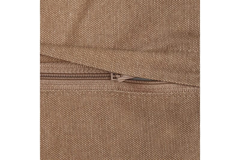 Prydnadskuddar Ianthe set om 2 Brun/Vit - Brun/Vit - Textilier & mattor - Kuddar & plädar