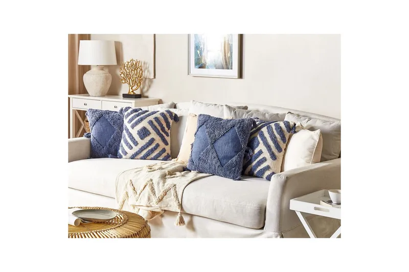 Prydnadskuddar Jacaranda set om 2 - Textilier & mattor - Kuddar & plädar