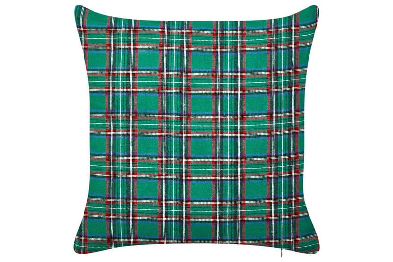 Prydnadskuddar Joycandy set om 2 Grön/Röd/Svart/Vit, Fyrkantig - Grön/Röd/Svart/Vit, Fyrkantig - Textilier & mattor - Kuddar & plädar - Utomhuskudde