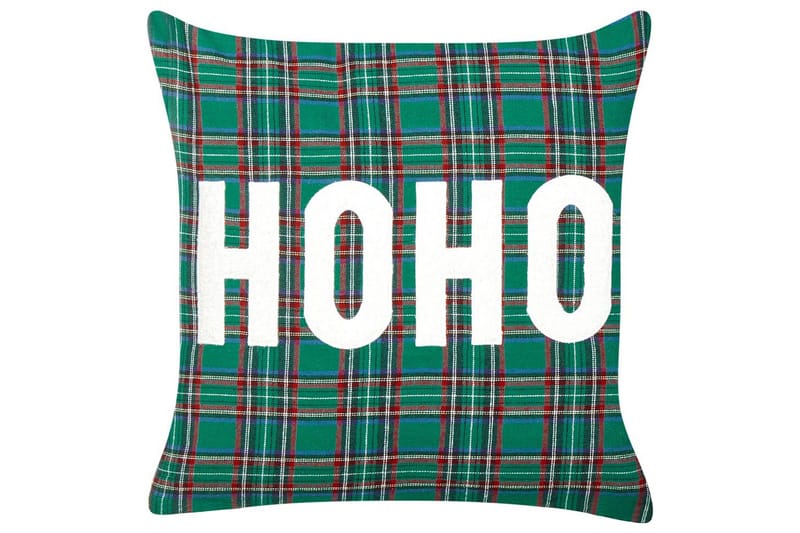 Prydnadskuddar Joycandy set om 2 Grön/Röd/Svart/Vit, Fyrkantig - Grön/Röd/Svart/Vit, Fyrkantig - Textilier & mattor - Kuddar & plädar - Utomhuskudde