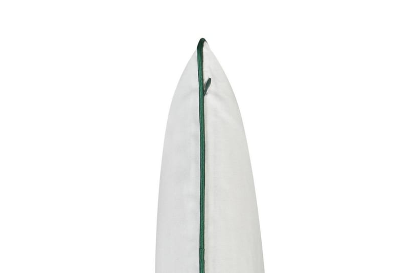 Prydnadskuddar Joycandy set om 2 Vit/Röd/Grön, Fyrkantig - Vit/Röd/Grön, Fyrkantig - Textilier & mattor - Kuddar & plädar - Utomhuskudde