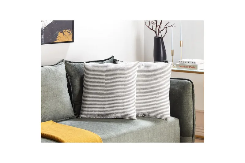 Prydnadskuddar Kanpas set om 2 - Textilier & mattor - Kuddar & plädar - Utomhuskudde