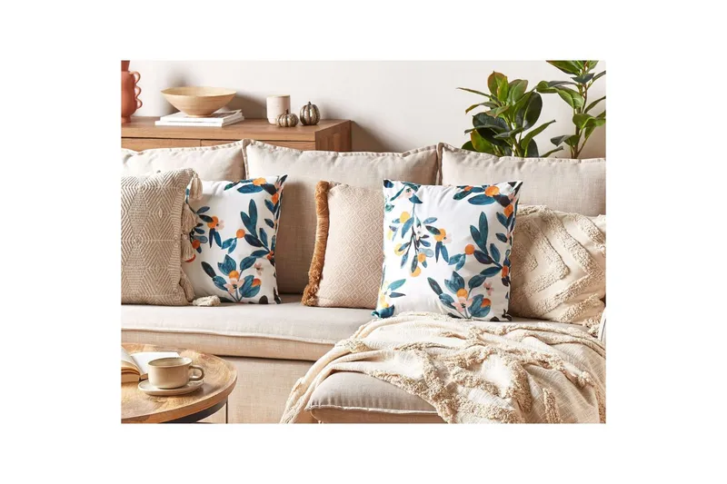 Prydnadskuddar Knautia set om 2 - Textilier & mattor - Kuddar & plädar - Utomhuskudde