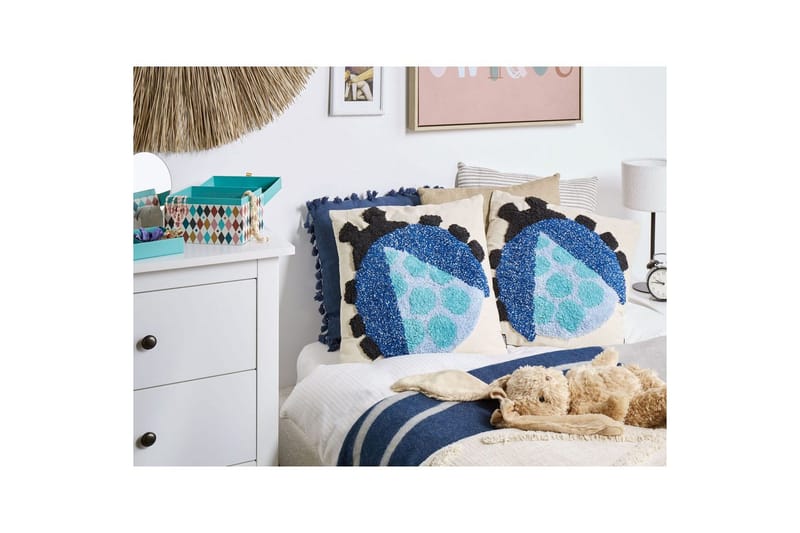 Prydnadskuddar Ladybird set om 2 - Textilier & mattor - Kuddar & plädar