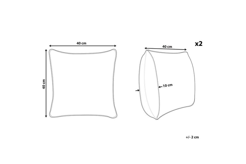 Prydnadskuddar Lalam set om 2 - Textilier & mattor - Kuddar & plädar